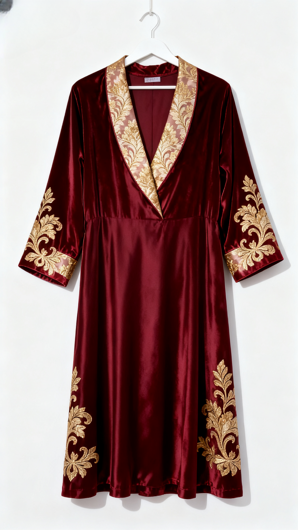 Baroque Nocturne | The Queen's Coronation Silk Velvet Robe